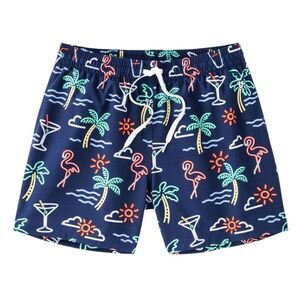 NWOT Chubbies The Neon Lights Stretch Swim Trunks Navy Blue Men's Size Small, $7